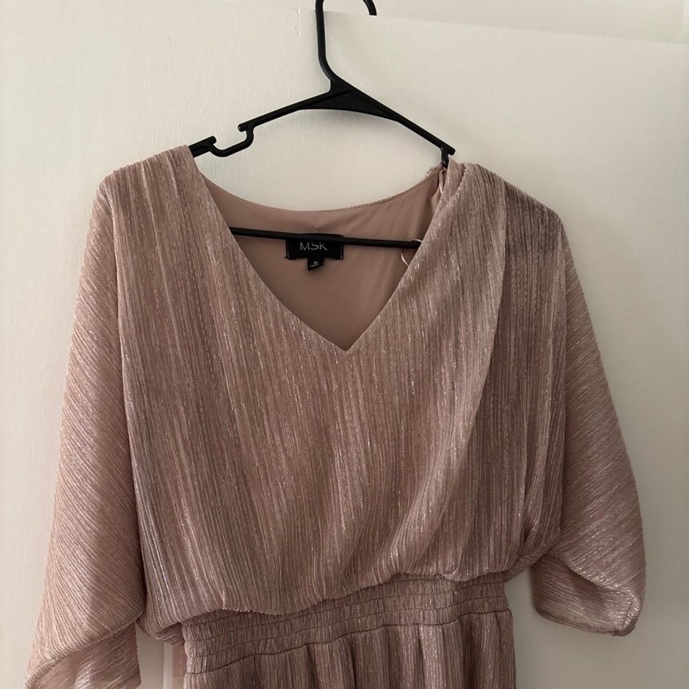 MSK Women's Blush Long Sleeve Dress